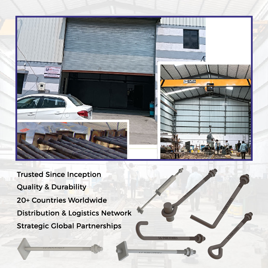 Top #1 Foundation Bolt Manufacturer Supplier Ahmedabad India