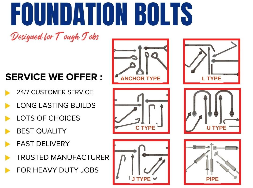 Premium Foundation Bolts for Strong Projects in India