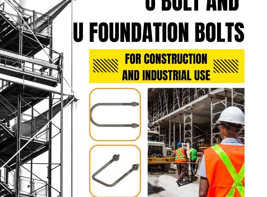 U Bolt and U Foundation Bolts for Construction and Industrial Use