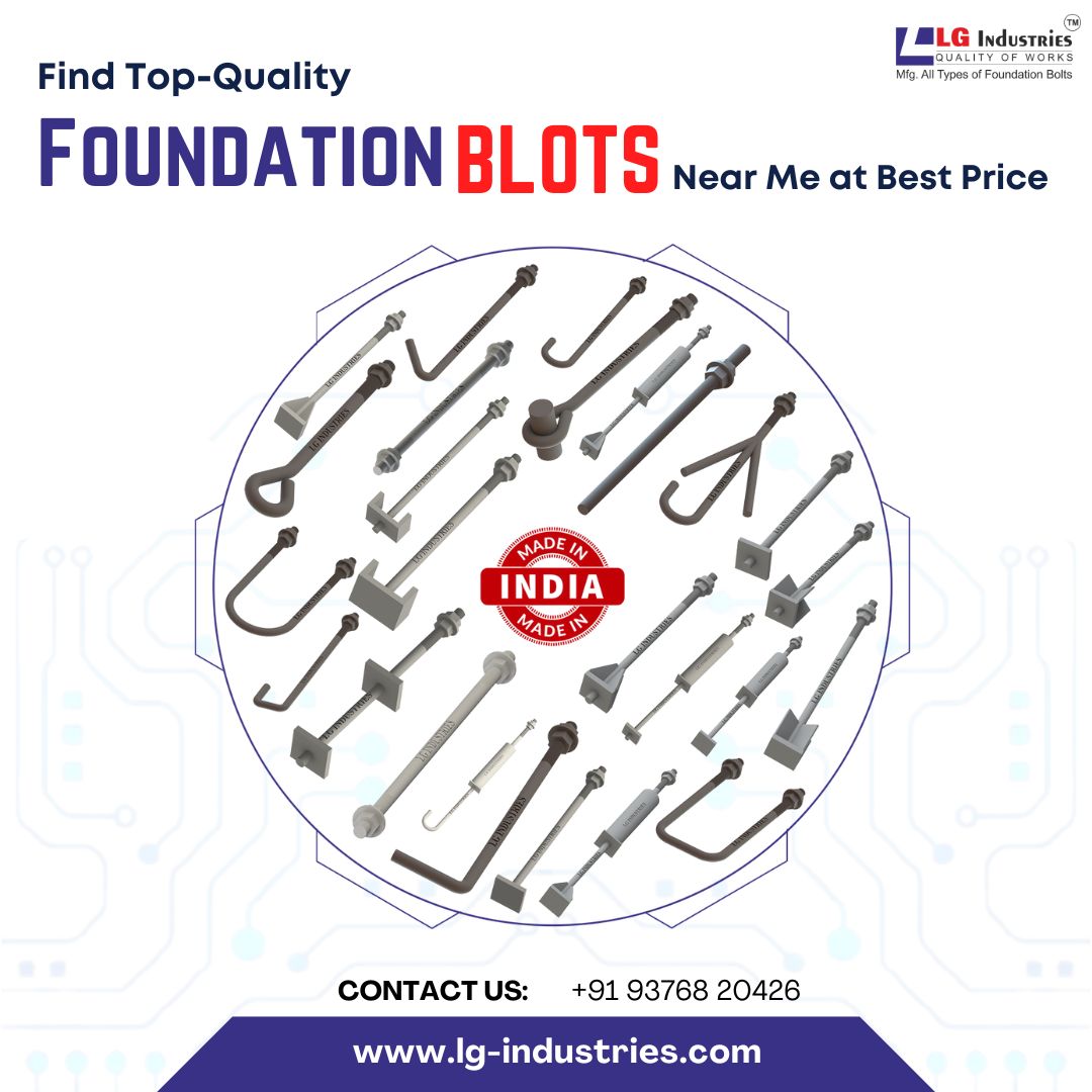 Find Top-Quality Foundation Bolt Near Me at Best Prices India