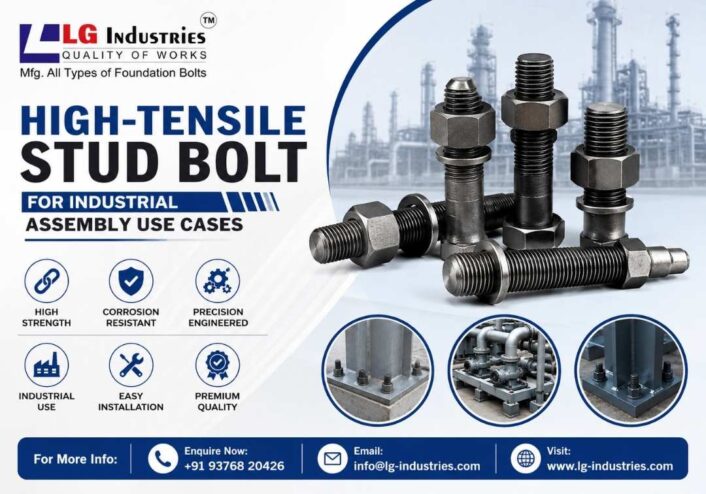 High-Tensile Stud Bolt for Industrial Assembly Use Cases - LG Industries