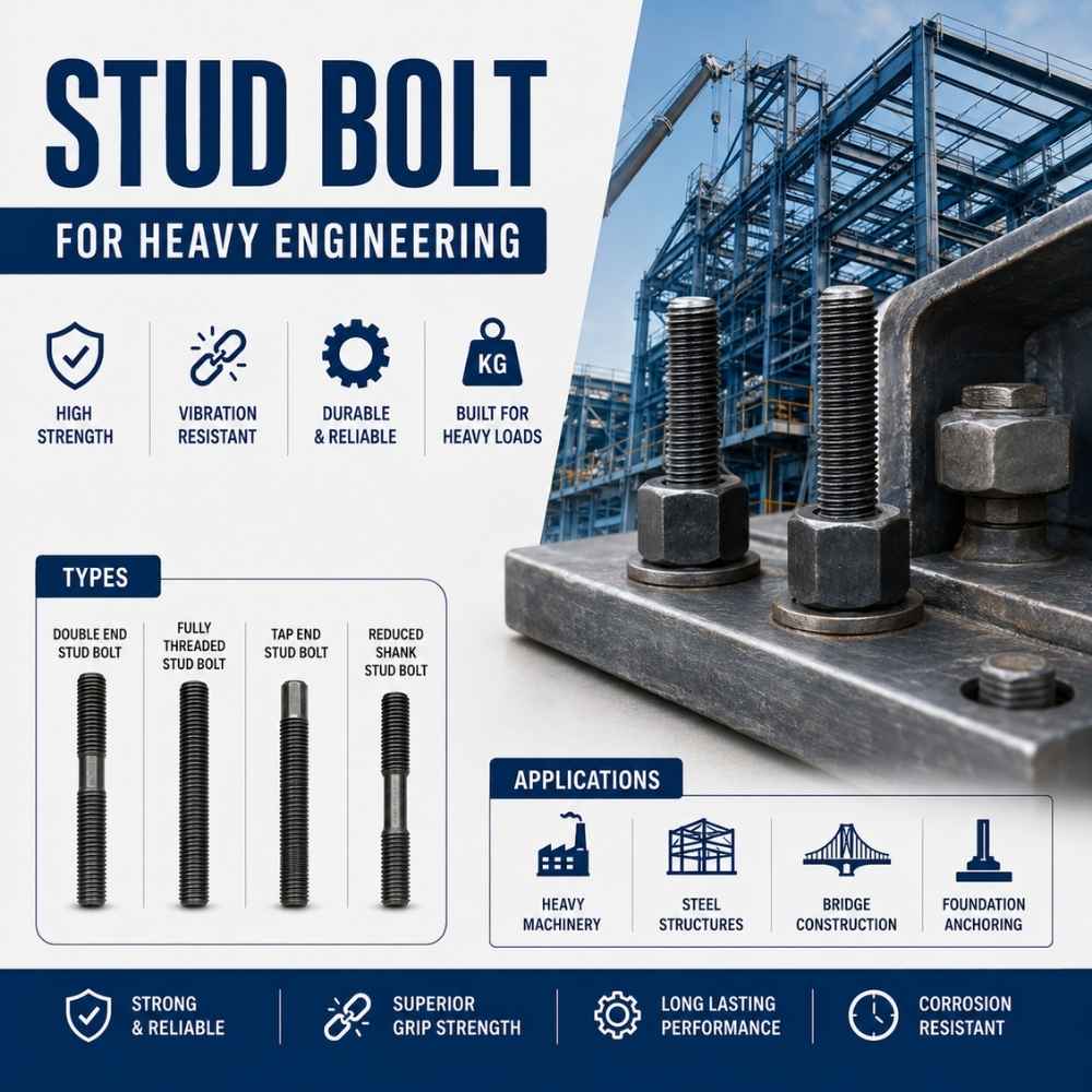 Stud Bolt for Heavy Engineering - LG Industries
