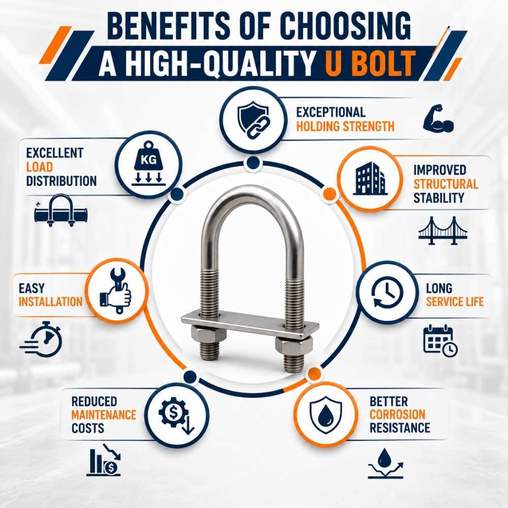 Benefits of Choosing a High-Quality U Bolt - LG Industries Benefits of Choosing a High-Quality U Bolt - LG Industries