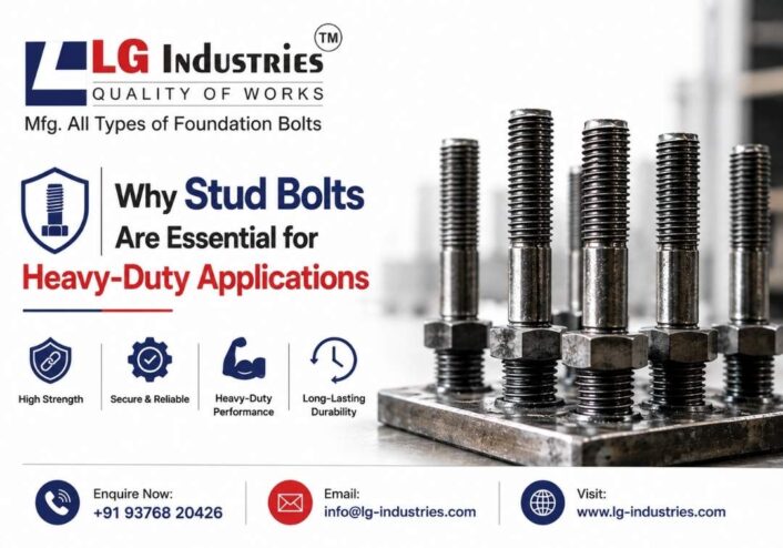 Why Stud Bolts Are Essential for Heavy-Duty Applications - LG Industries