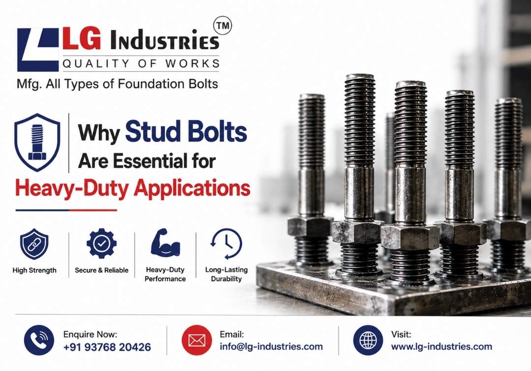 Why Stud Bolts Are Essential for Heavy-Duty Applications - LG Industries