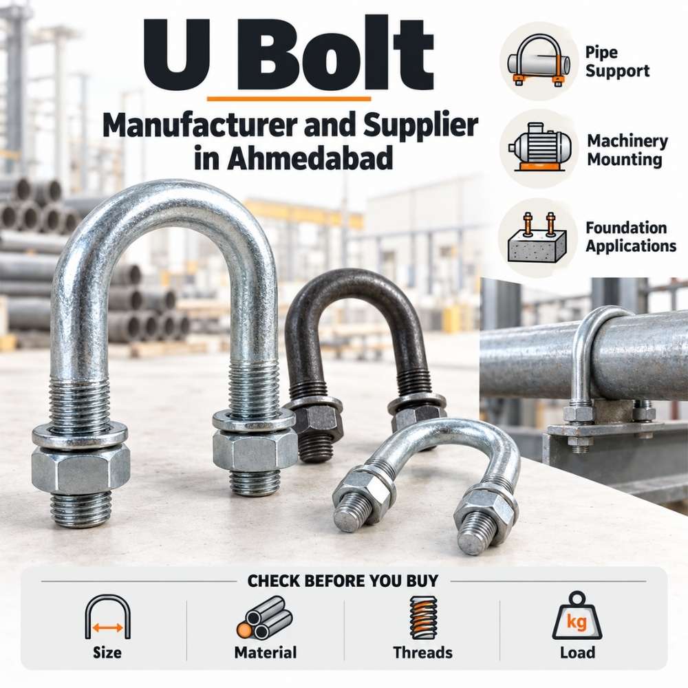 U Bolt Manufacturer and Supplier in Ahmedabad - LG Industries